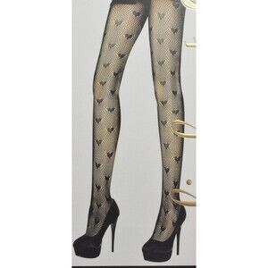 Ladies Fishnet Tights Socks - Black Fishnet Pantyhose, Clothing, Hosiery, Tights